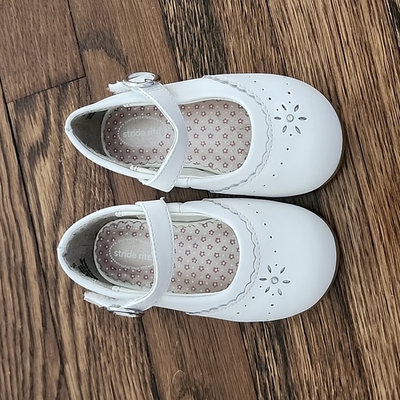 Stride Rite Shoes Stride Rite Baby Girl White Leather Dress Shoe Poshmark
